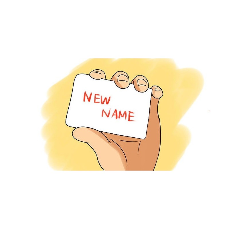 Alteração de nome do personagem